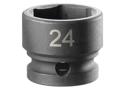 Facom 6-Point Stubby Impact Socket 1/2in Drive 24mm Facom - RockBottom Northampton