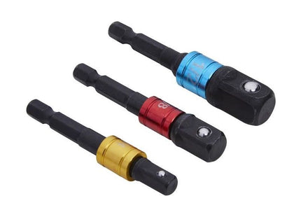 Bluespot Tools Colour-Coded Impact Socket Adaptor Set, 3 Piece BlueSpot Tools - RockBottom Northampton