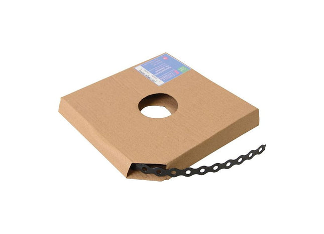 Forgefix Black Plastic Coated Pre-Galvanised Band 17mm x 0.8 x 10m Box 1 ForgeFix - RockBottom Northampton
