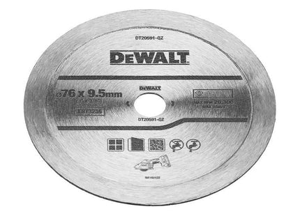 Dewalt Power Tools DT20591 Diamond Tile Blade 76mm DeWALT Power Tools - RockBottom Northampton