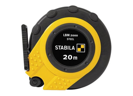 Stabila LBM 2000 Closed Steel Tape 20m (Width 13mm) (Metric only) Stabila - RockBottom Nothampton