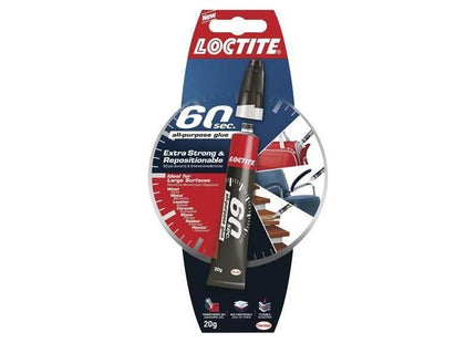 Loctite 60 Seconds All-Purpose Glue Tube 20g Loctite - RockBottom Northampton