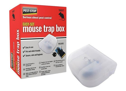 Pest-Stop (Pelsis Group) Easy Set Mouse Trap Box Pest-Stop (Pelsis Group) - RockBottom Nothampton