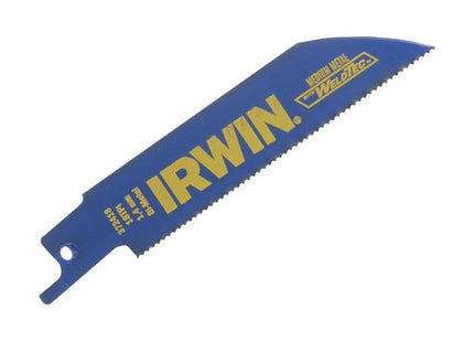 Irwin® 418R Sabre Saw Blade Metal Cutting 100mm 18 TPI Pack of 5 IRWIN® - RockBottom Northampton