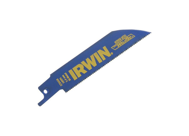 Irwin® 418R Sabre Saw Blade Metal Cutting 100mm 18 TPI Pack of 5 IRWIN® - RockBottom Northampton