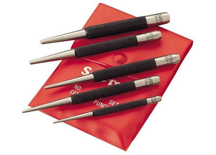 Starrett S117PC Centre Punch Set, 5 Piece Starrett - RockBottom Nothampton