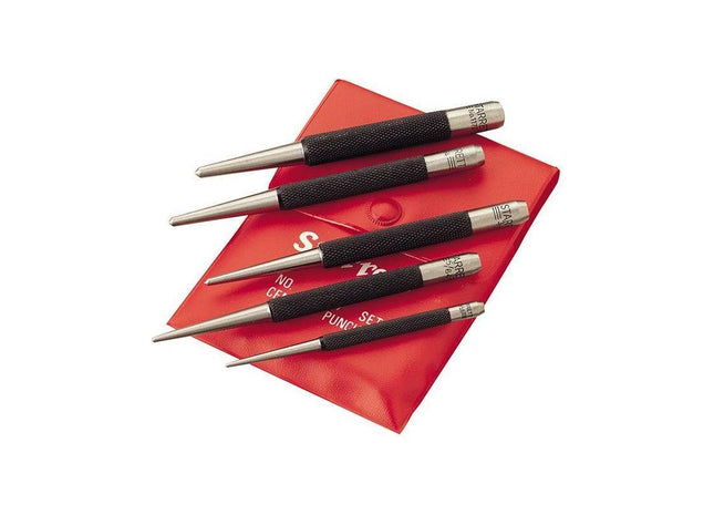Starrett S117PC Centre Punch Set, 5 Piece Starrett - RockBottom Nothampton