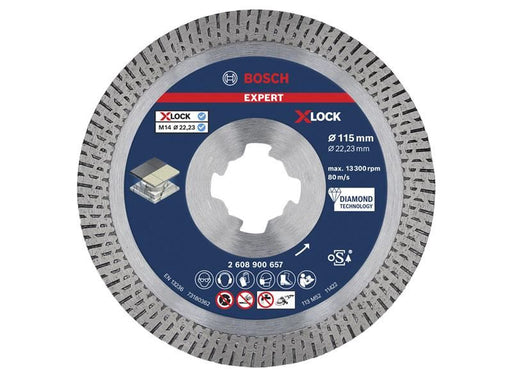 Bosch Powertool Accessories EXPERT Hard Ceramic Diamond Cutting Disc 115 x 22.23mm Bosch Powertool Accessories - RockBottom Northampton