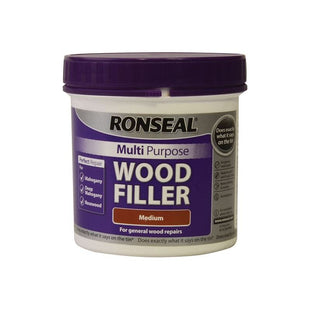 Ronseal Multipurpose Wood Filler Tub Medium 465g Ronseal - RockBottom Nothampton