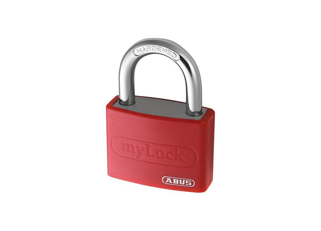 Abus Mechanical T65AL/40mm My Lock Aluminium Padlock Red Keyed Alike 6401 ABUS Mechanical - RockBottom Northampton 