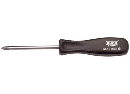 Draper Cross Slot Mechanic's Screwdriver, No.1 x 75mm 19532 Draper - Town Tools 