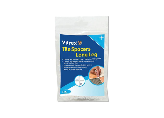 Vitrex Long Leg Spacer 2mm (Pack 2000) Vitrex - RockBottom Northampton