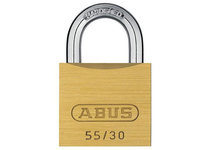 Abus Mechanical 55/30mm Brass Padlock ABUS Mechanical - RockBottom Northampton 