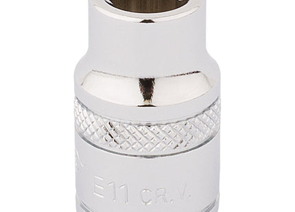 Draper TX-STAR Socket, 3/8" Sq. Dr., E11 34186 Draper - Town Tools 
