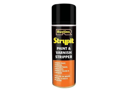 Rustins Strypit Paint & Varnish Stripper Aerosol 500ml Rustins - RockBottom Nothampton