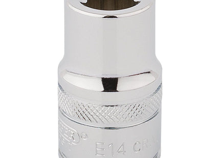 Draper TX-STAR Socket, 1/2" Sq. Dr., E14 34285 Draper - Town Tools 