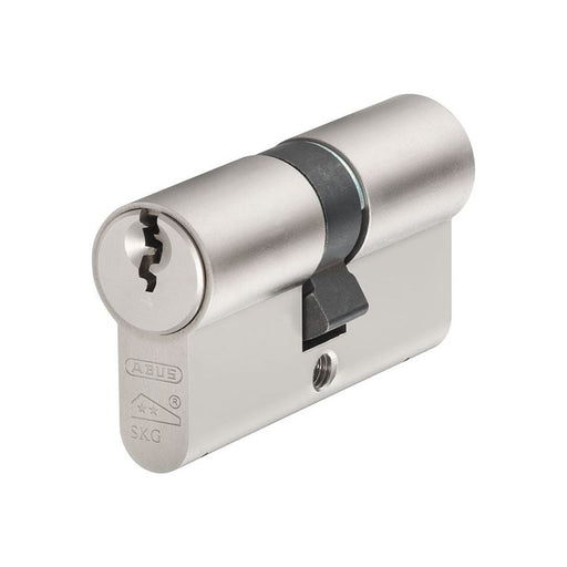 Abus Mechanical E60NP Euro Double Cylinder Nickel Pearl 40mm / 45mm Box ABUS Mechanical - RockBottom Northampton 