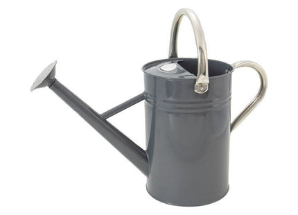 Kent & Stowe Metal Watering Can Cool Grey 4.5 litre Kent & Stowe - RockBottom Northampton
