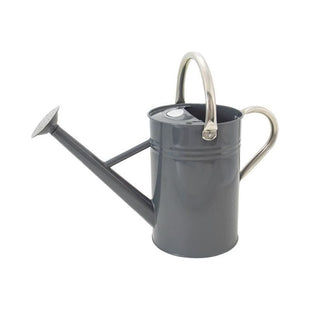 Kent & Stowe Metal Watering Can Cool Grey 4.5 litre Kent & Stowe - RockBottom Northampton