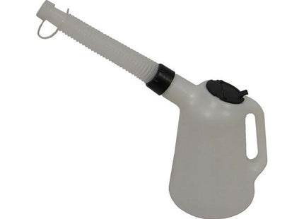 Lumatic Polyethylene Oil Measure Jug with Spout 5 litre Lumatic - RockBottom Northampton