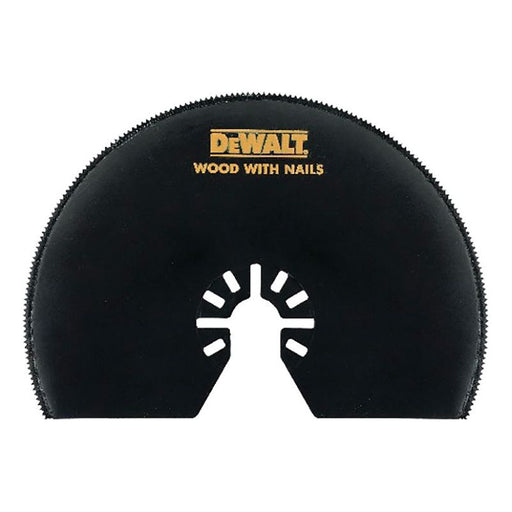 Dewalt Power Tools Multi-Tool Semi Circle Blade 100mm DeWALT Power Tools - RockBottom Northampton