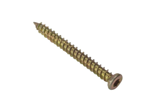 Forgefix Concrete Frame Screw ZYP 7.5 x 112mm Box 100 ForgeFix - RockBottom Northampton