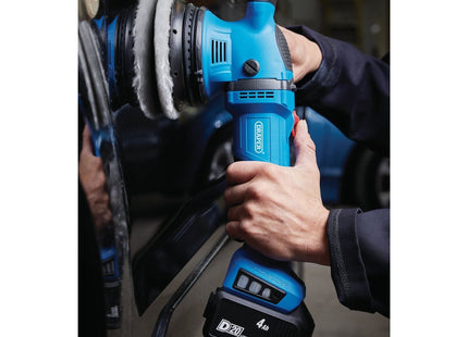 Draper D20 20V Brushless Random Orbit Polisher, 125mm (Sold Bare) Draper - Town Tools