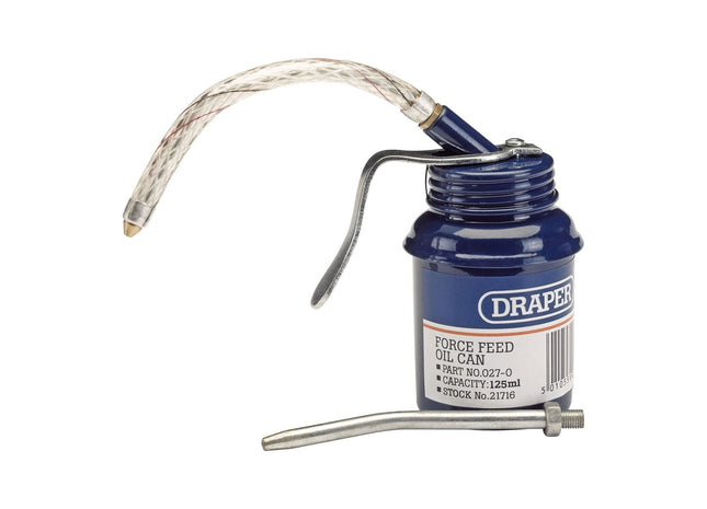 Draper Force Feed Oil Can, 125ml 21716 Draper - Town Tools 