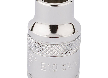 Draper TX-STAR Socket, 3/8" Sq. Dr., E10 34133 Draper - Town Tools 