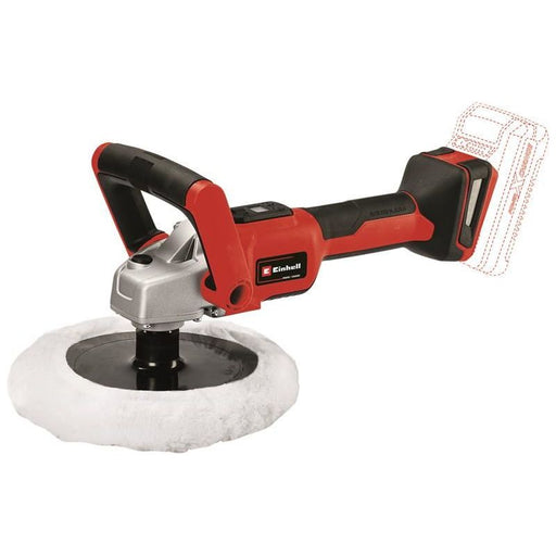 Einhell CE-CP 18/180 Li E-Solo Power X-Change Polisher 180mm 18V Bare Unit Einhell - RockBottom Northamptin