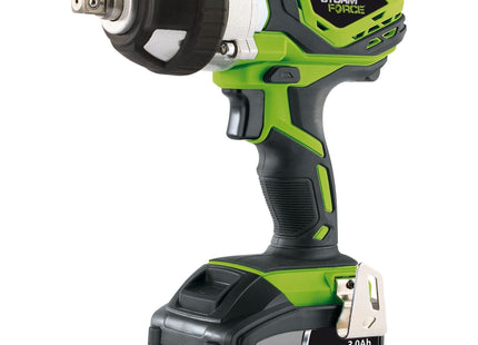 Draper Storm Force 20V Cordless Impact Wrench, 1/2" Sq. Dr., 400Nm, 1 x 3.0Ah Ba Draper - Town Tools 