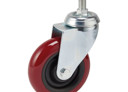 Draper Swivel Bolt Fixing Polyurethane Wheel, 100mm Diameter, S.W.L. 125kg Draper - Town Tools