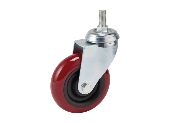 Draper Swivel Bolt Fixing Polyurethane Wheel, 100mm Diameter, S.W.L. 125kg Draper - Town Tools