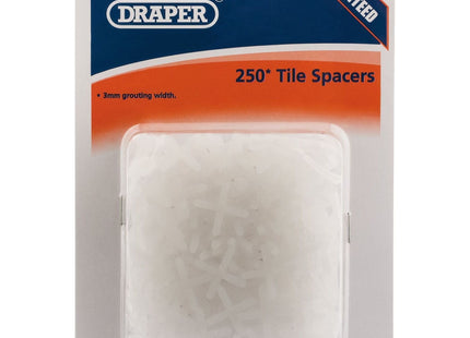 Draper Tile Spacers, 3mm (Approx 250) 82757 Draper - Town Tools 