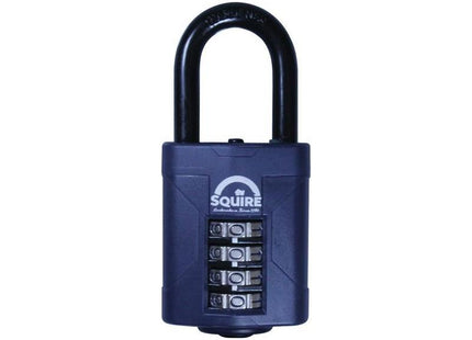 Squire CP50/1.5 Combination Padlock 4-Wheel 50mm Long Shackle 38mm Boxed Squire - RockBottom Nothampton