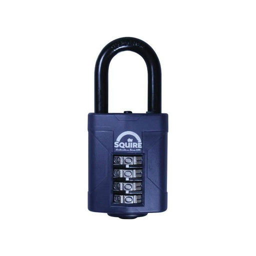 Squire CP50/1.5 Combination Padlock 4-Wheel 50mm Long Shackle 38mm Boxed Squire - RockBottom Nothampton