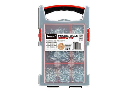 Trend Pocket Hole Screw Selection, 850 Piece Trend - RockBottom Northampton