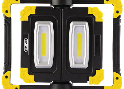 Draper Twin COB LED Rechargeable Worklight, 10W, 850 Lumens 87696 Draper - Town Tools 