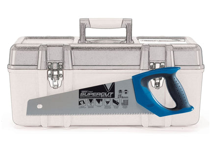 Draper Supercut Soft Grip Hardpoint Tool Box Handsaw, 375mm/15", 7tpi/8ppi Draper - Town Tools 