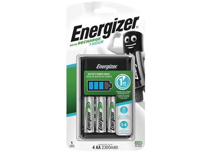 Energizer® 1 Hour Charger plus 4 x AA 2300 mAh Batteries Energizer® - RockBottom Northamptin