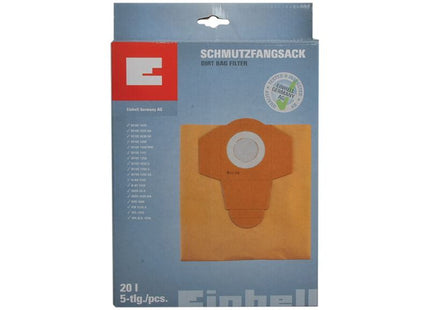 Einhell Dust Bags For Vacuums Pack of 5 Einhell - RockBottom Northamptin