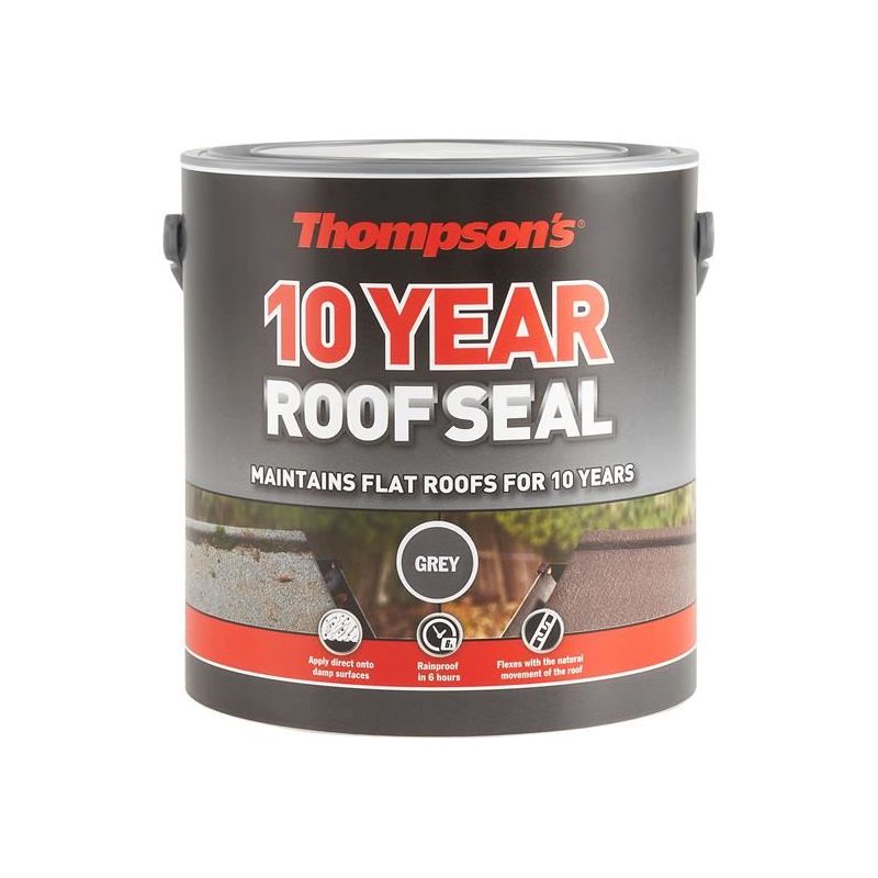 Ronseal Thompson's 10 Year Roof Seal Grey 2.5 litre Ronseal - RockBottom Nothampton