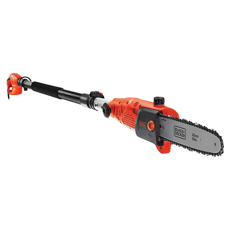 Black + Decker PS7525 Corded Pole Saw 25cm Bar 800W 240V BLACK + DECKER - RockBottom Northampton