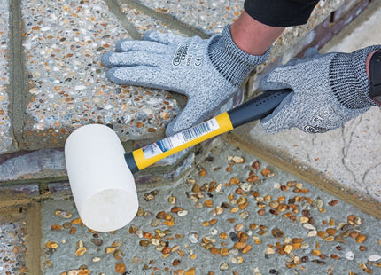 Draper Non-Marking Rubber Head Mallet with Fibreglass Shaft, 680g/24oz 09119 Draper - Town Tools 