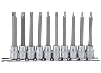 Draper TX-STAR Socket Bit Set, 3/8" Sq. Dr., 100mm (10 Piece) 16310 Draper - Town Tools 