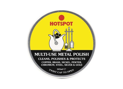 Hotspot Multi-Use Metal Polish 165ml Tin Hotspot - RockBottom Northampton
