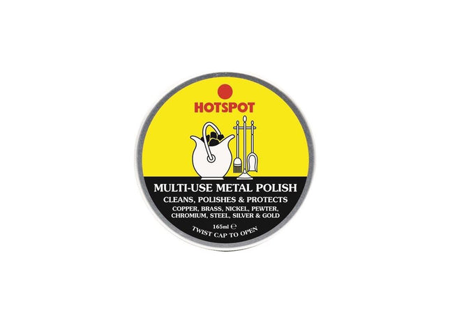Hotspot Multi-Use Metal Polish 165ml Tin Hotspot - RockBottom Northampton