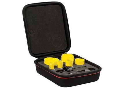 Starrett KFC07021 Fast Cut Bi-Metal Plumber's Holesaw Kit, 9 Piece Starrett - RockBottom Nothampton