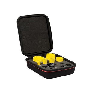 Starrett KFC07021 Fast Cut Bi-Metal Plumber's Holesaw Kit, 9 Piece Starrett - RockBottom Nothampton
