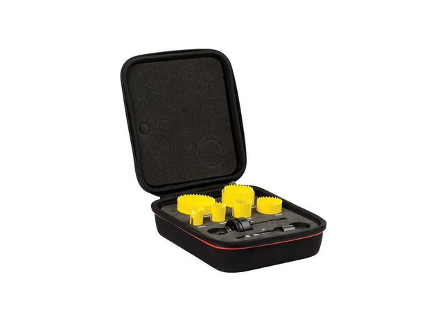 Starrett KFC07021 Fast Cut Bi-Metal Plumber's Holesaw Kit, 9 Piece Starrett - RockBottom Nothampton